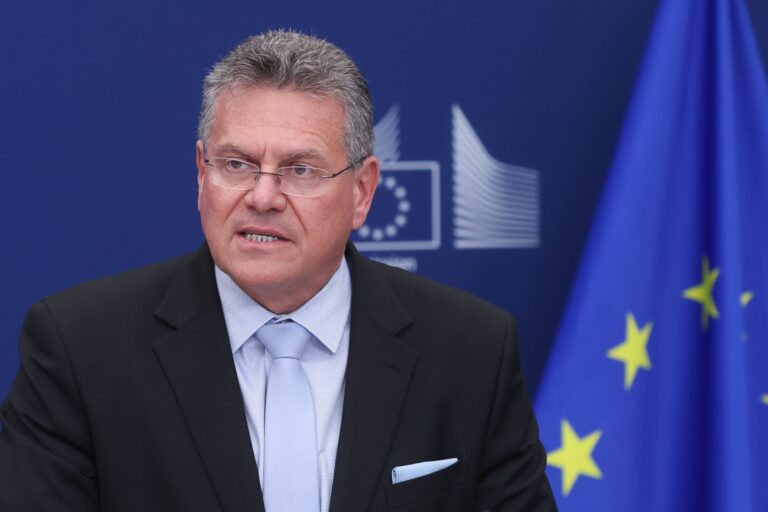 Trade commissioner Maroš Šefčovič