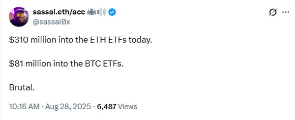Ether ETFs capture 10x more inflows than Bitcoin in 5 days