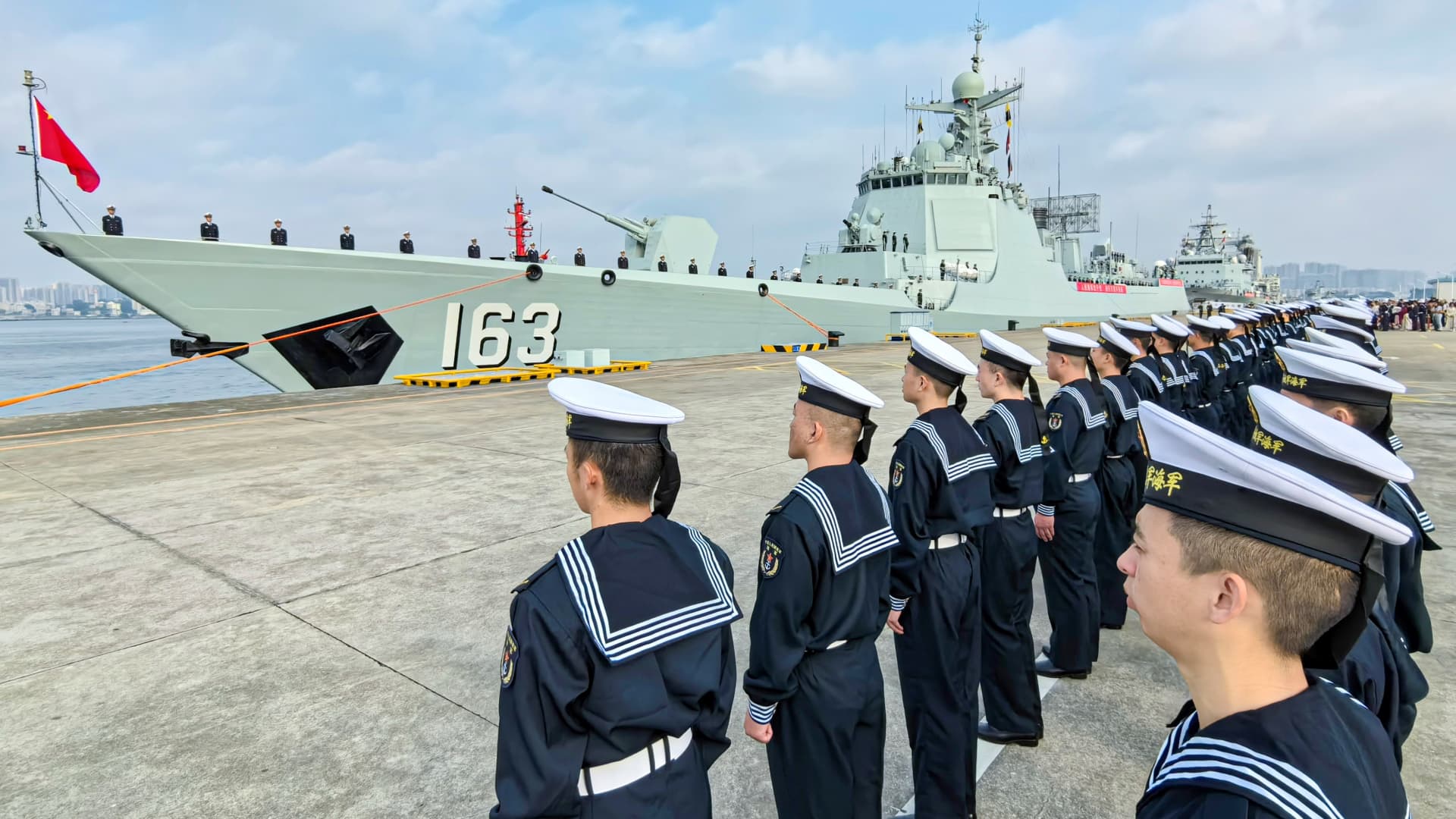 China says it 'drove away' U.S. destroyer near the disputed Scarborough Shoal