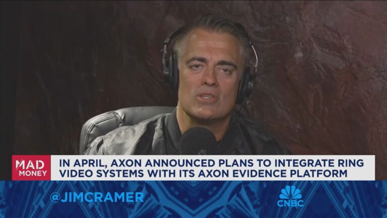 Our drones protect major sports stadiums, says Axon CEO Rick Smith