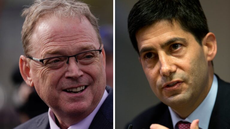 Prediction markets see Hassett and Warsh as Fed chair frontrunners as Trump talks up the "Kevins"