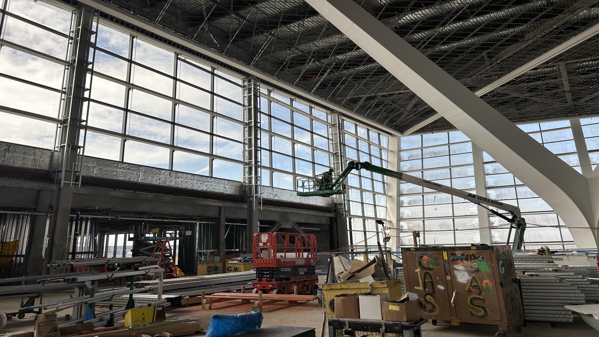 JFK airport's $9.5 billion international terminal is taking shape. See what's inside