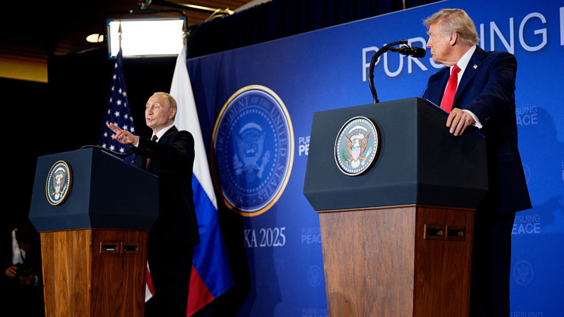 Trump hails meeting with Putin as 'productive' after talks over Ukraine fail to reach a breakthrough