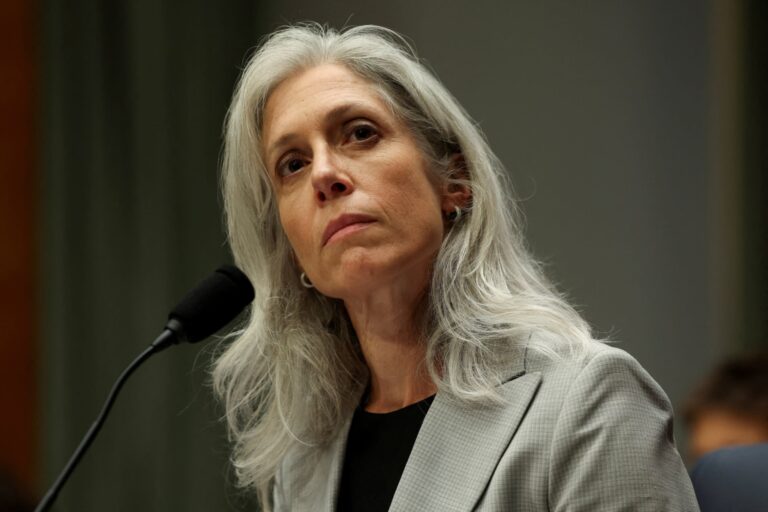Susan Monarez testifies before a Senate committee in June
