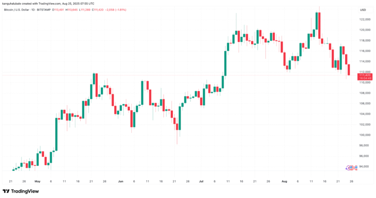 Bitcoin shows signs of ‘cycle exhaustion’ as BTC price tumbles to $112K