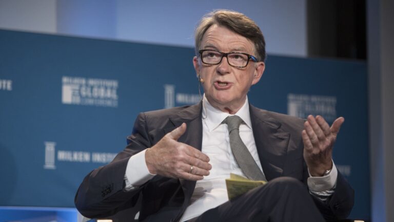 UK sacks Mandelson as U.S. ambassador over Epstein links