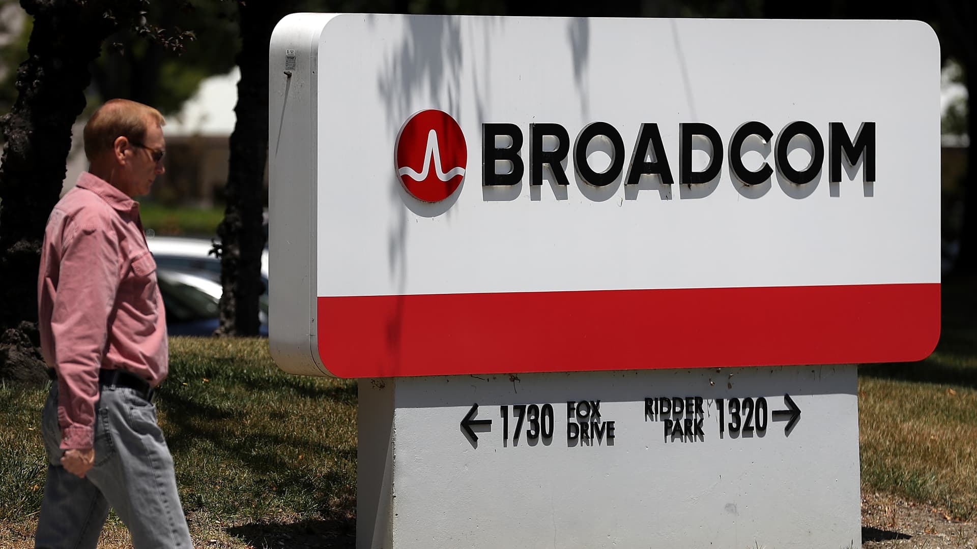 Broadcom's soaring stock is getting cheaper. Here's the math on how that's possible