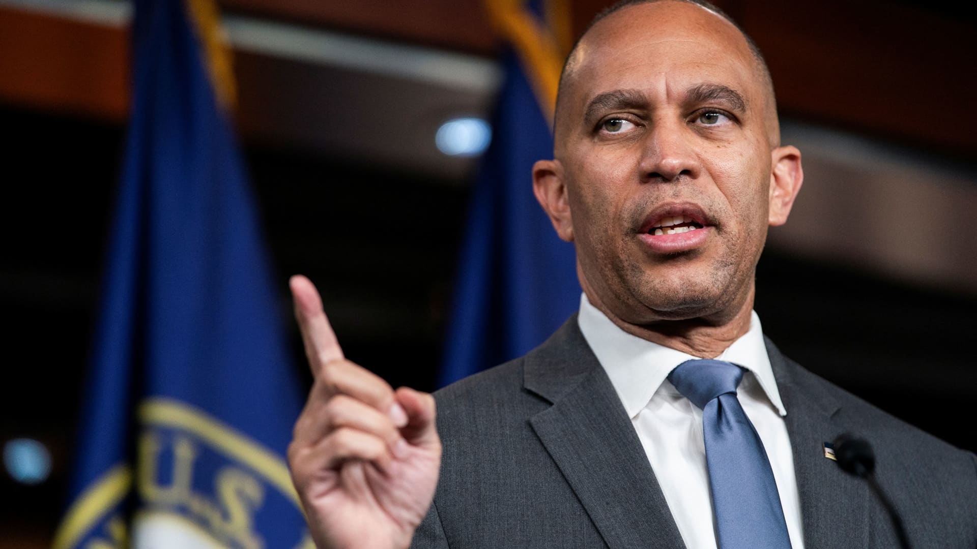 Top Democrat Jeffries says if government shuts down it's because Republicans want that