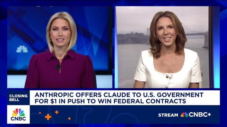 Anthropic matches OpenAI’s $1 offer and opens access to Congress and the courts