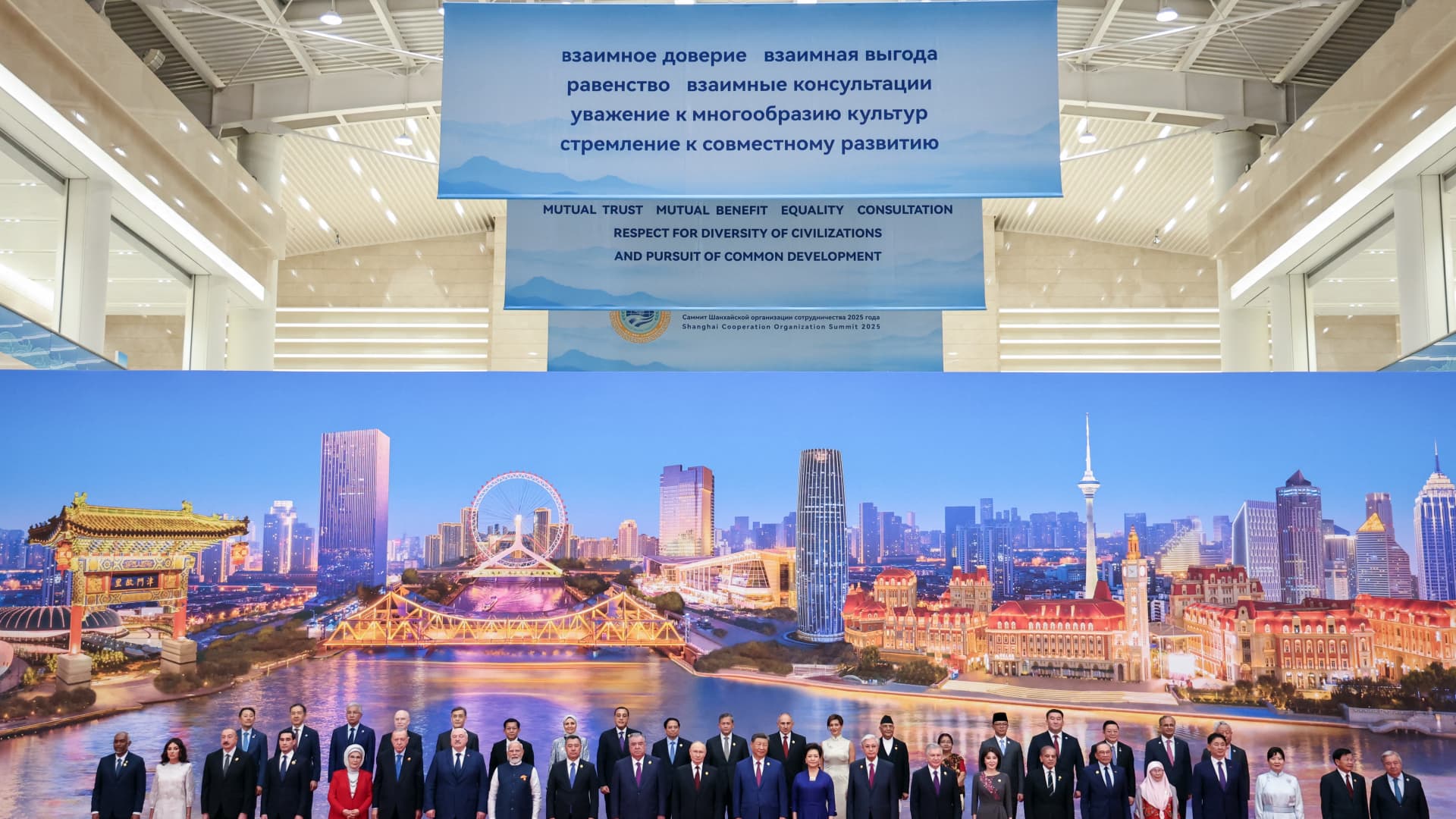 Xi urges AI cooperation, rejects ‘Cold War mentality’ at SCO summit as trade, war tensions weigh