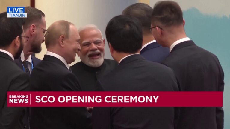 All smiles as Xi, Modi and Putin meet