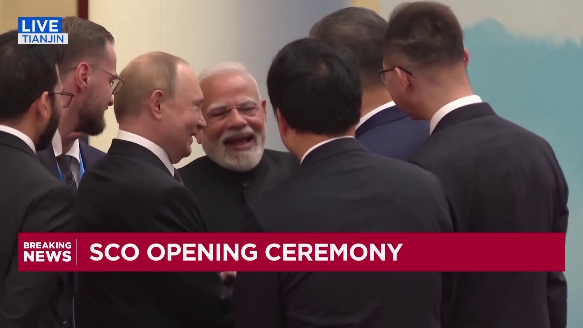 All smiles as Xi, Modi and Putin meet