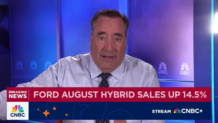 August Ford EV sales up 19.3%