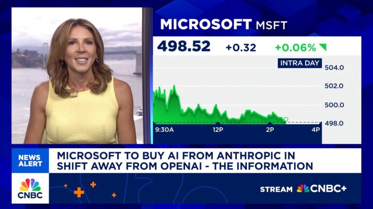 Microsoft to buy AI from Anthropic in shift away from OpenAI, sources say
