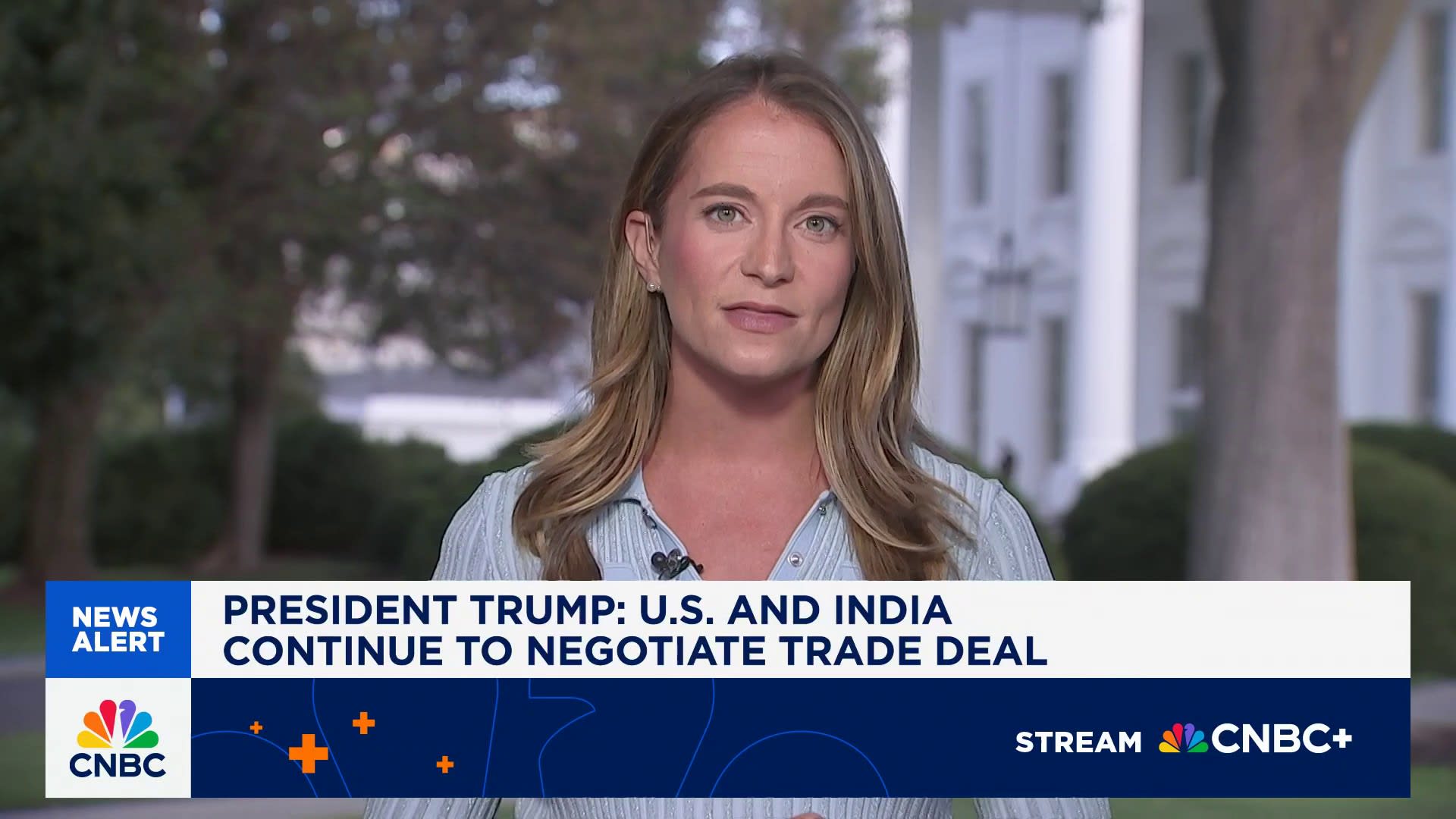 Pres. Trump says U.S. and India continue to negotiate trade deal