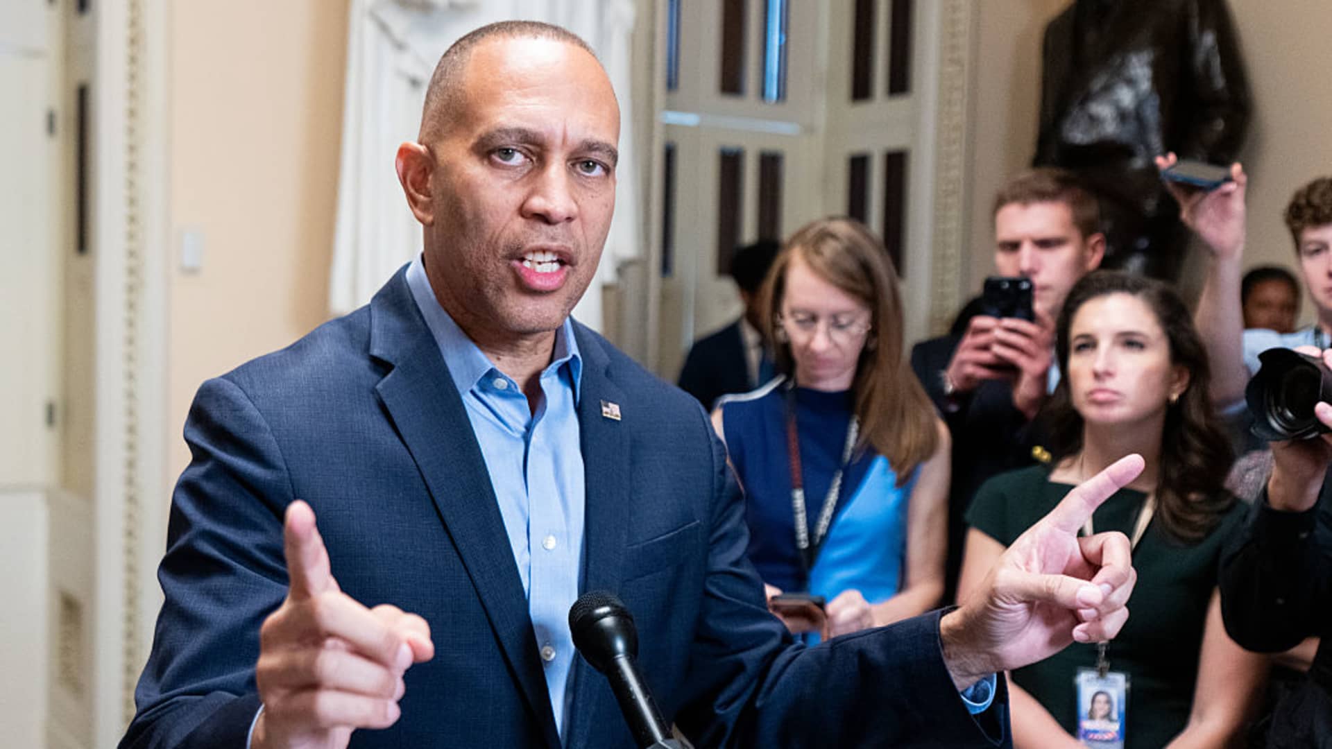 Democrats double down on health care demands with government shutdown days away