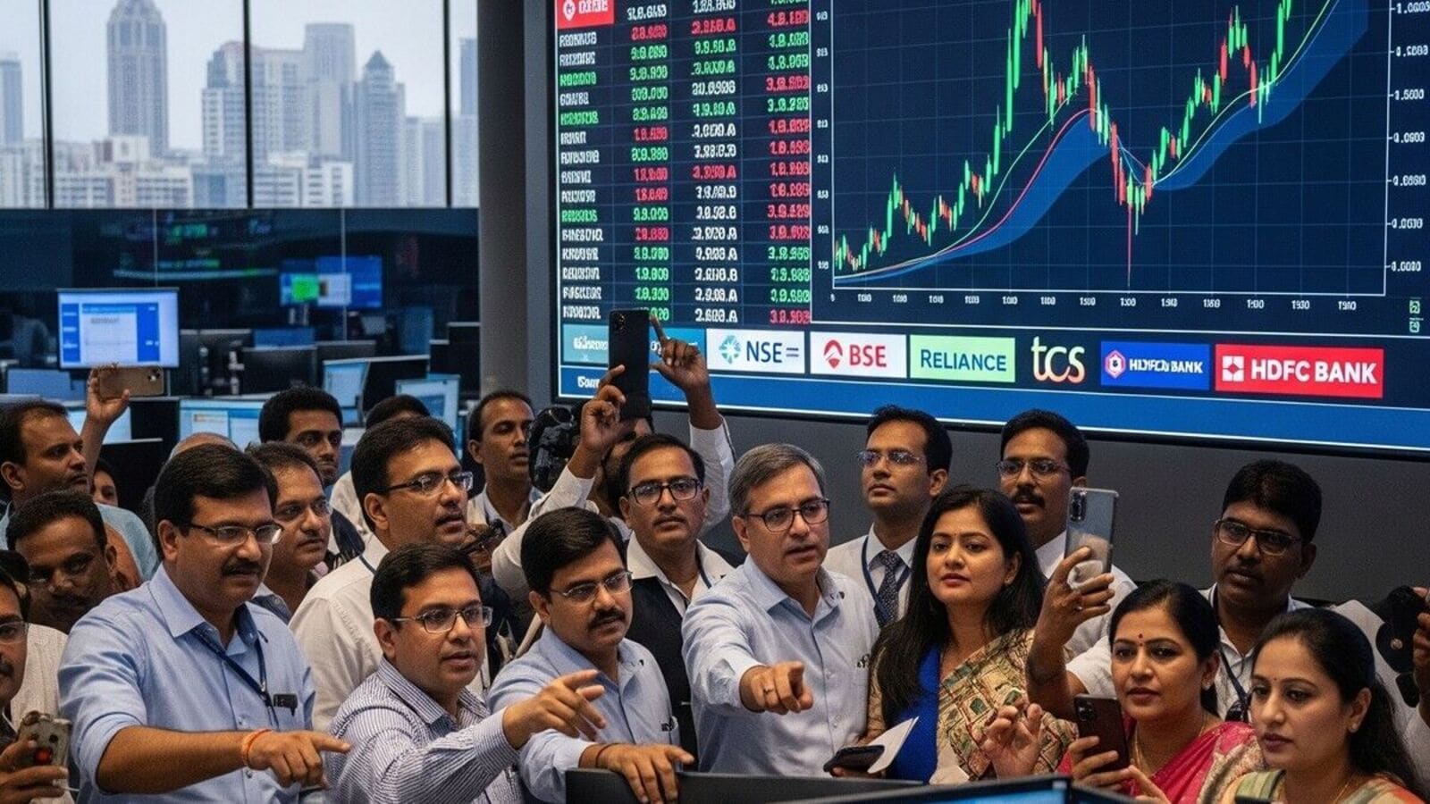 Sensex jumps 400 points, Nifty 50 ends above 24,700— 10 key highlights from the Indian stock market today