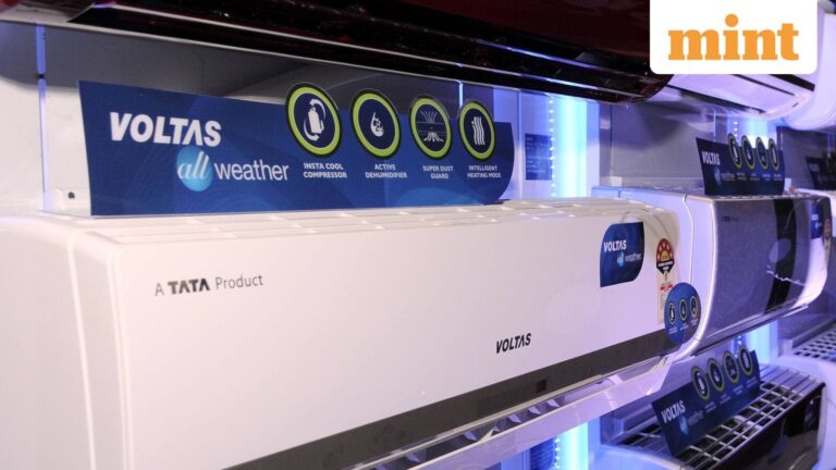 Voltas share price jumps after announcement of LIC raising stake in consumer durable stock to over 5%