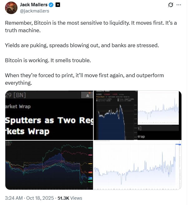 ‘Bitcoin smells trouble’ as banks are stressed and ‘yields are puking’ — Strike CEO