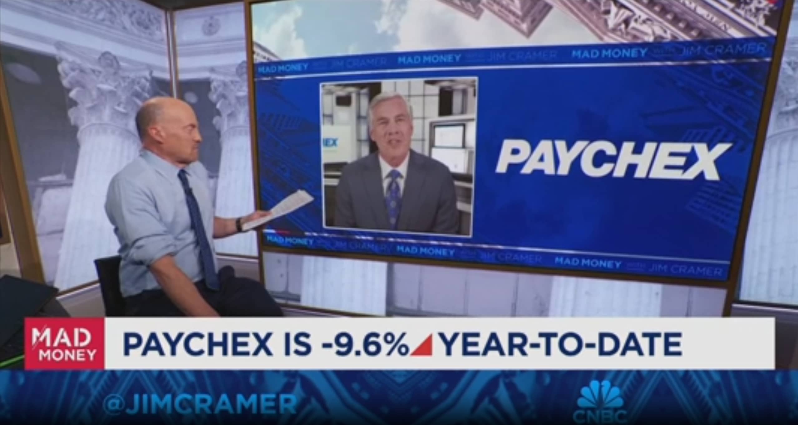 We're seeing a resilient and stable small business employment market, says Paychex CEO John Gibson