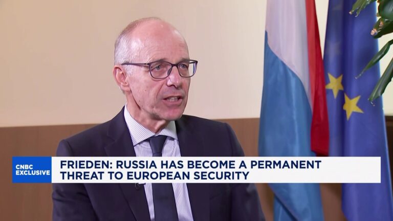 Russia a 'permanent threat to European security,' Luxembourg PM says