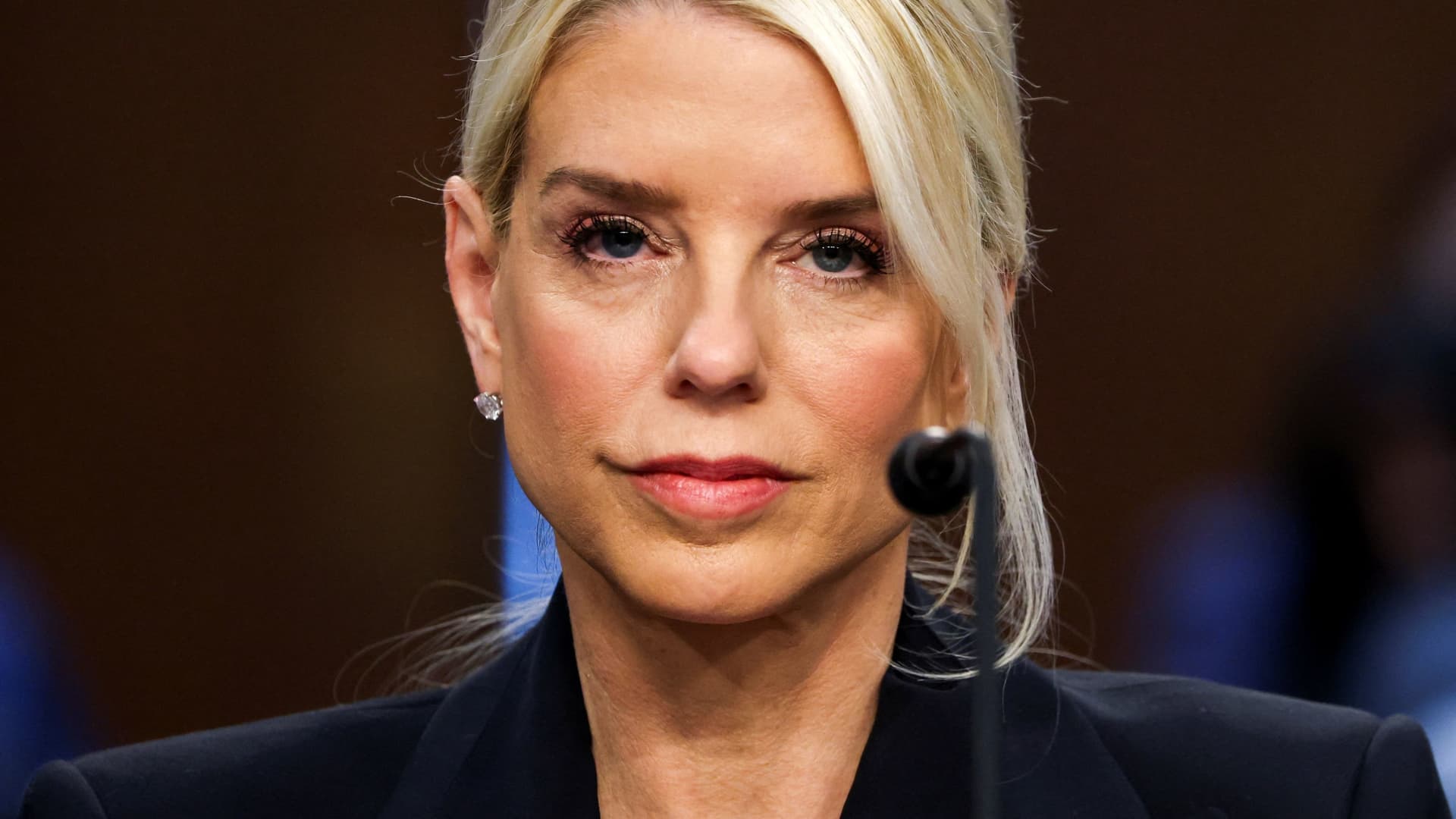 AG Bondi stonewalls question about Trump mentions in Epstein files at Senate hearing