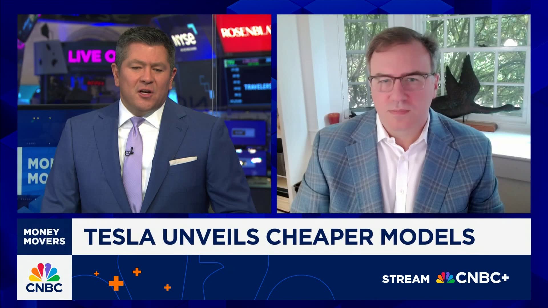 William Blair's Dorsheimer: Tesla's stock is more aligned with robotaxis & FSD than new models