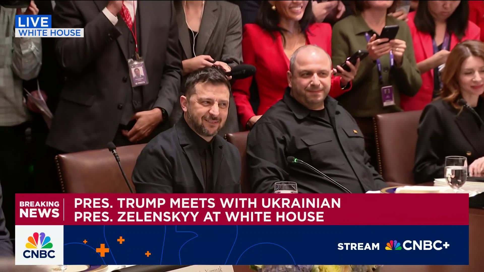 Pres. Trump meets with Ukrainian President Zelenskyy at White House