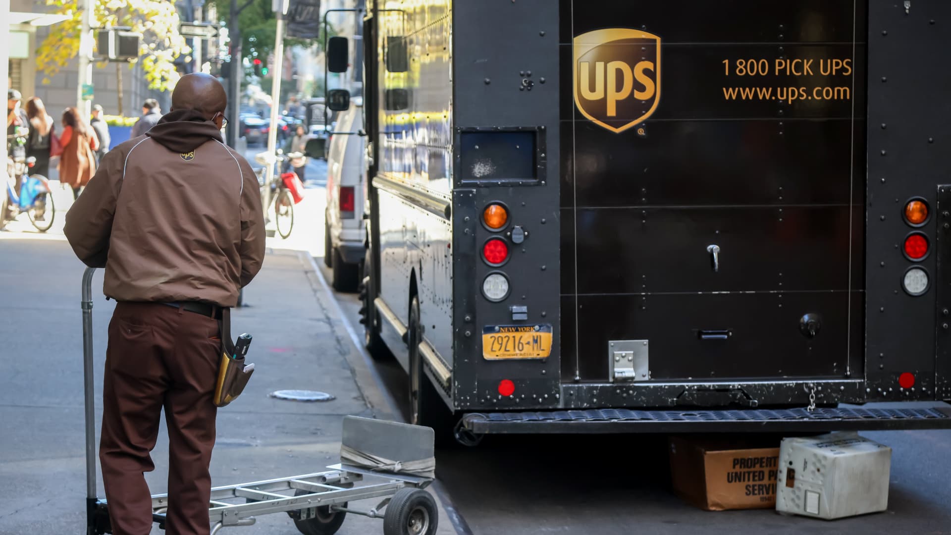 UPS stock soars on third-quarter earnings beat, turnaround plan