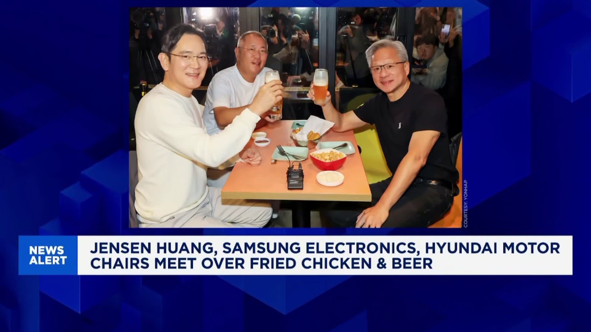 Night out in Seoul: Nvidia, Samsung, and Hyundai bosses bond over fried chicken and soju