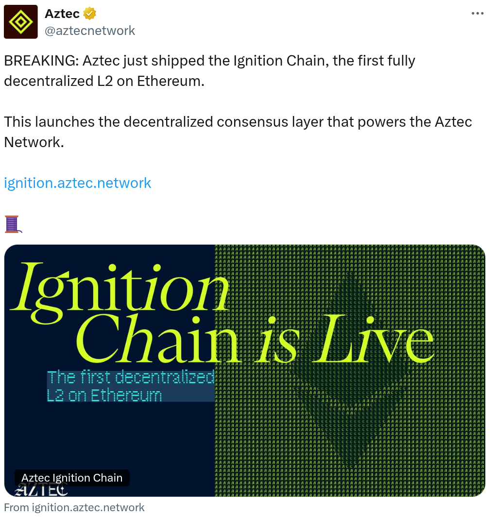 Decentralization, Privacy, Layer2