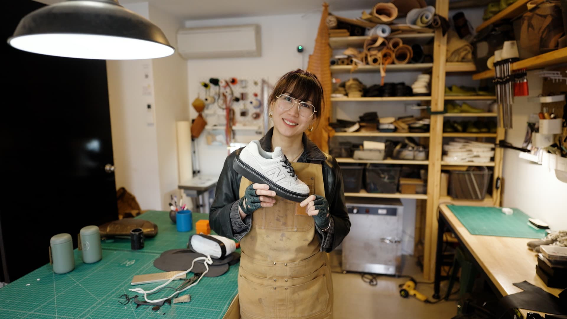 How I upcycle sneakers for $350 a pair in New York City