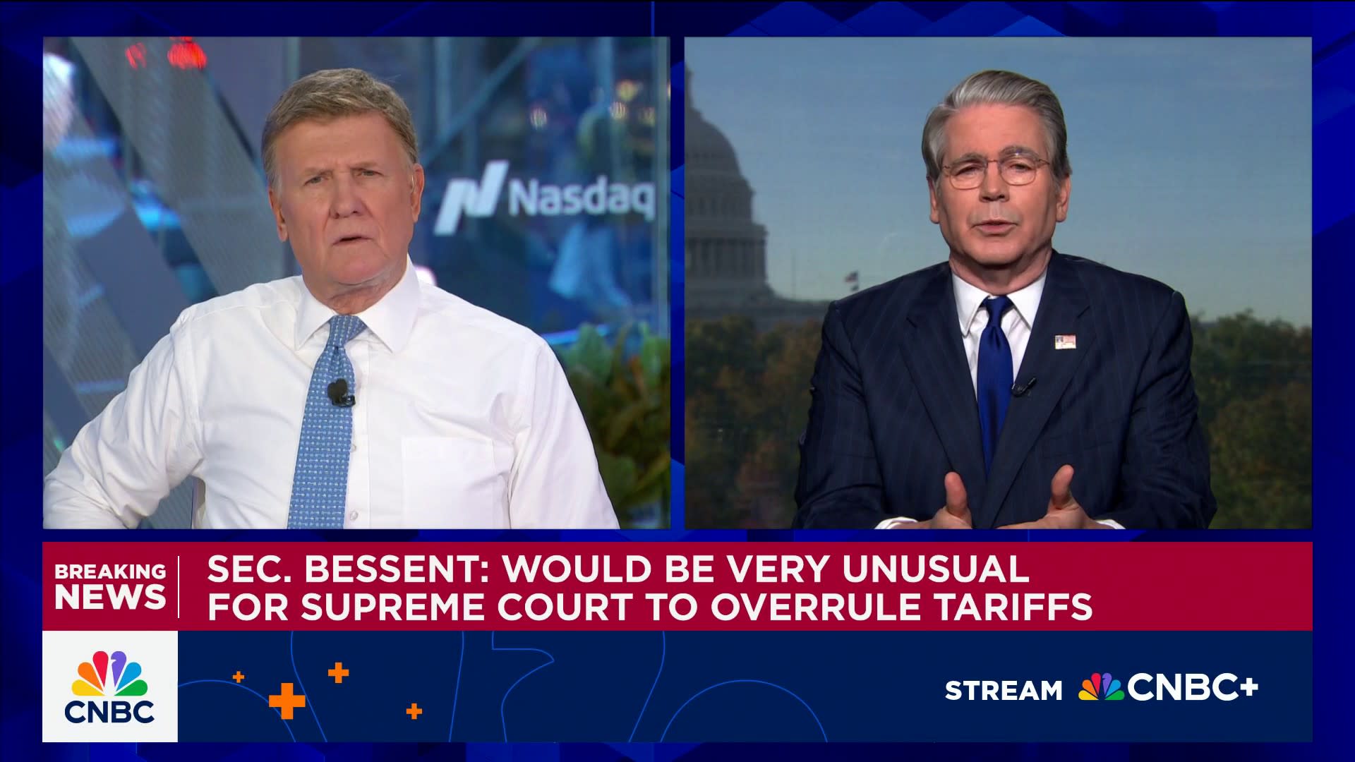 Treasury Sec. Scott Bessent on tariffs: Other authorities can be used depending on SCOTUS ruling