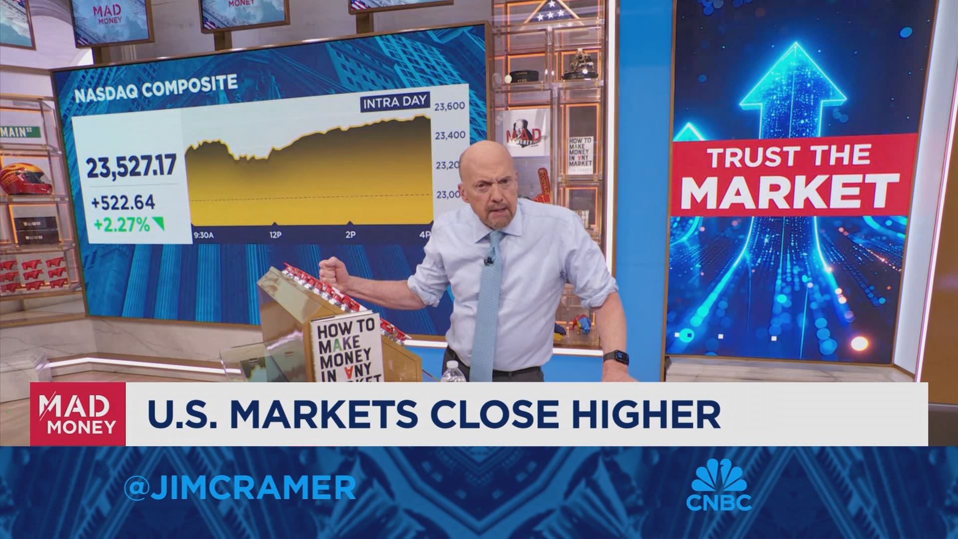 I have learned to trust the market, says Jim Cramer