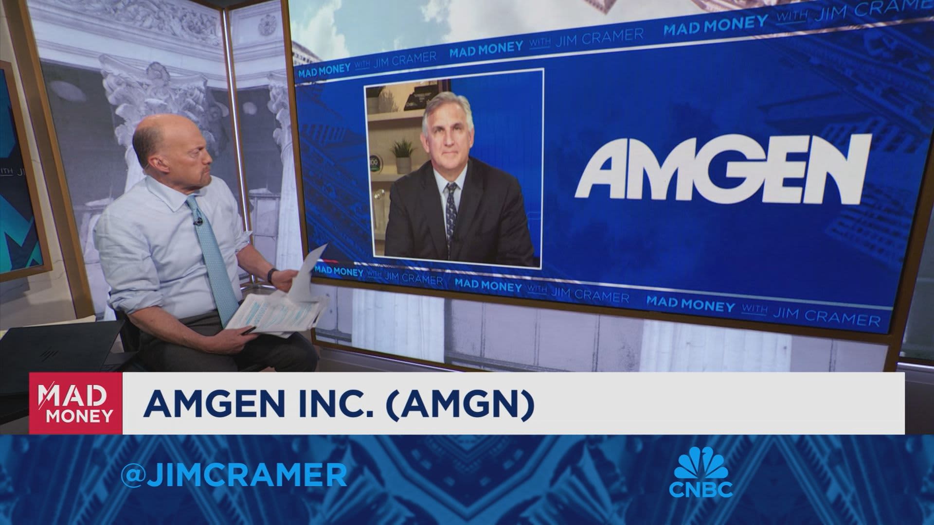 Amgen CEO talks trial results of cardiac drug Repatha