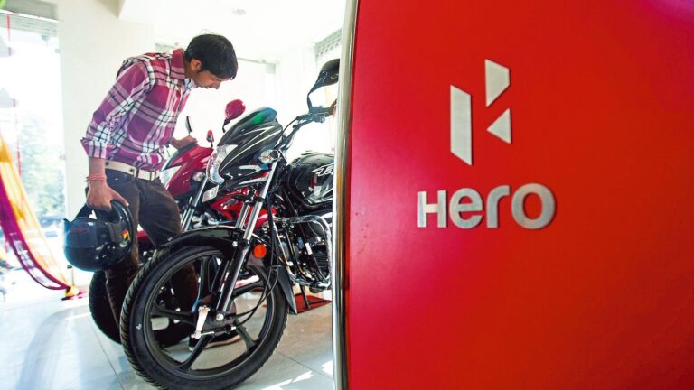 Hero MotoCorp share price falls 5% after weak October sales, touches six-week low