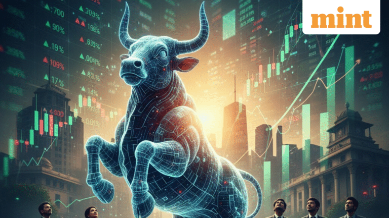 Sensex, Nifty fall after hitting fresh intra-day highs. Street's betting on large caps