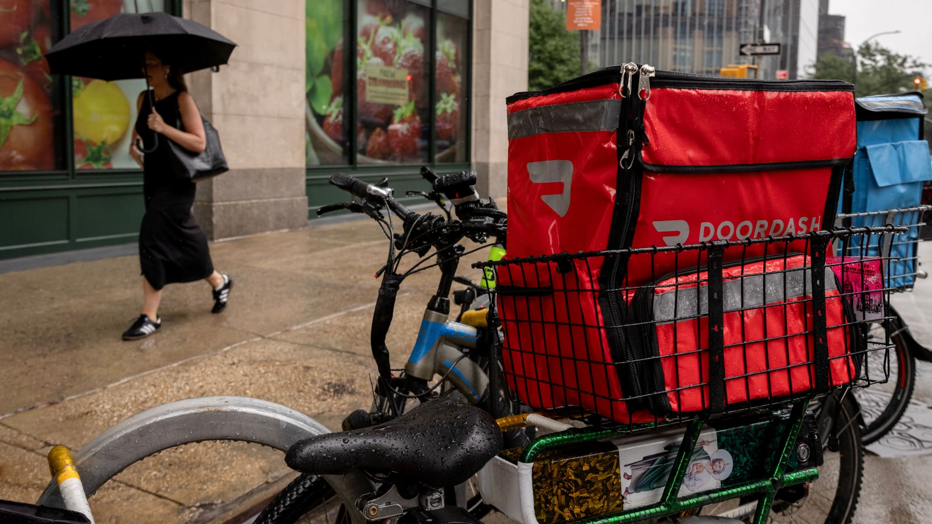 Stocks making the biggest moves midday: Synopsys, Disney, DoorDash, Strategy & more