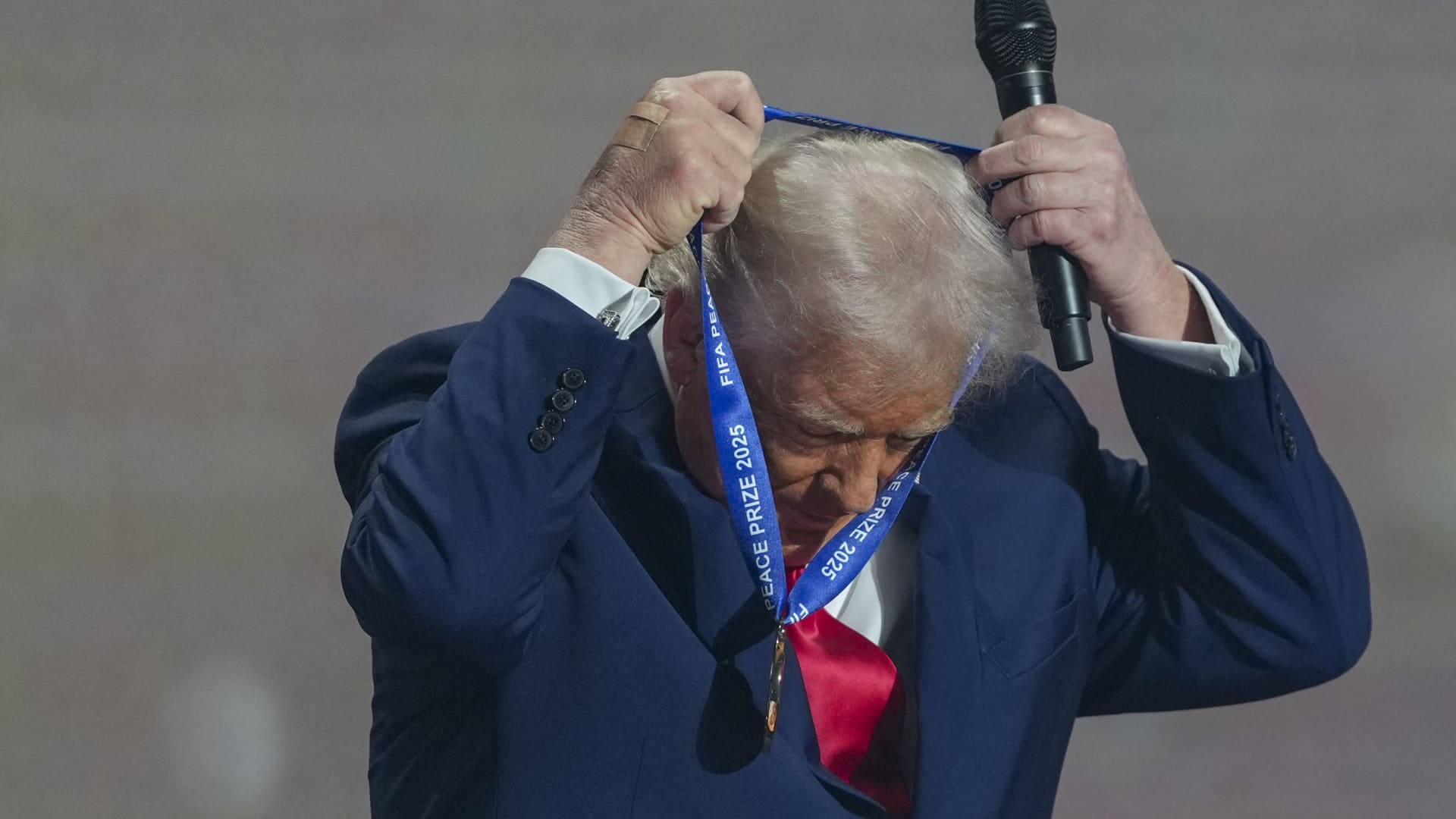 At the 2026 World Cup draw, the winner is ... Donald Trump