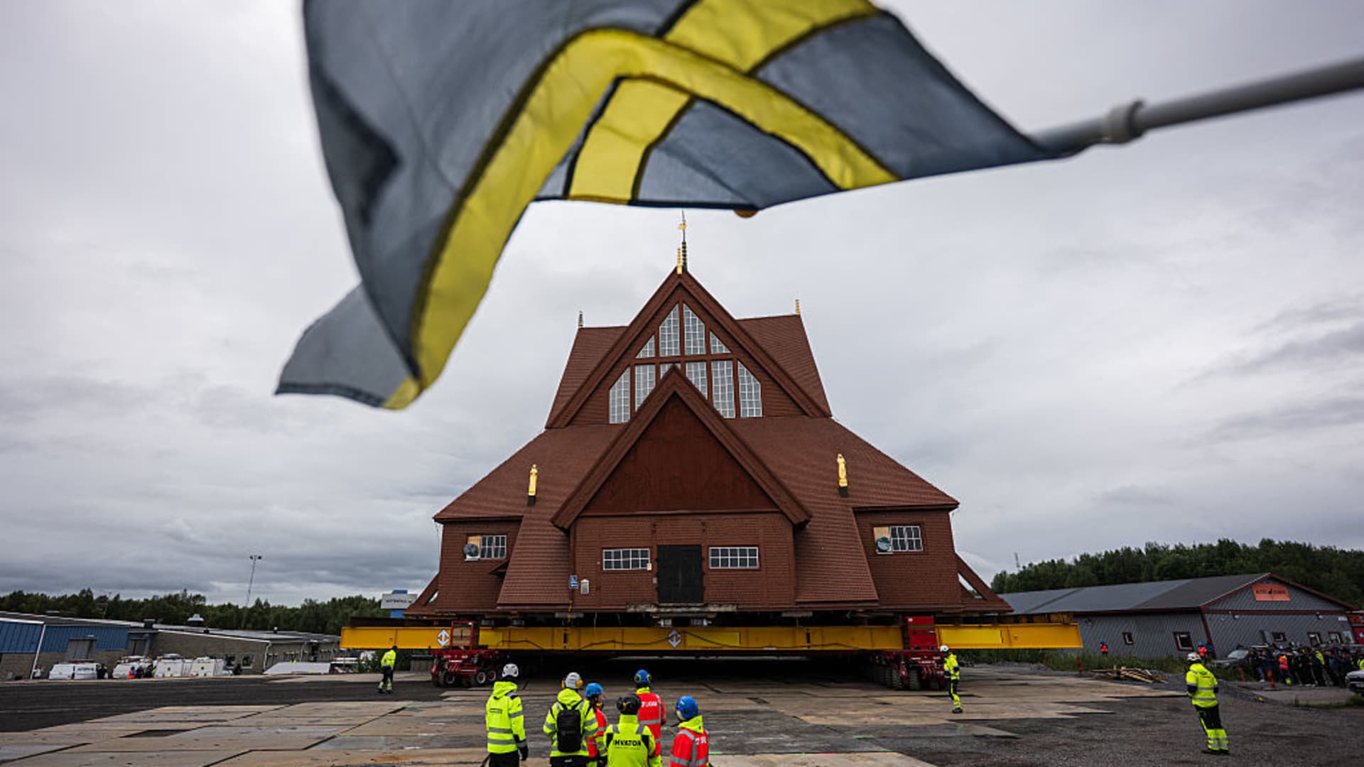 A Swedish city is being moved — building by building — amid Europe’s minerals push