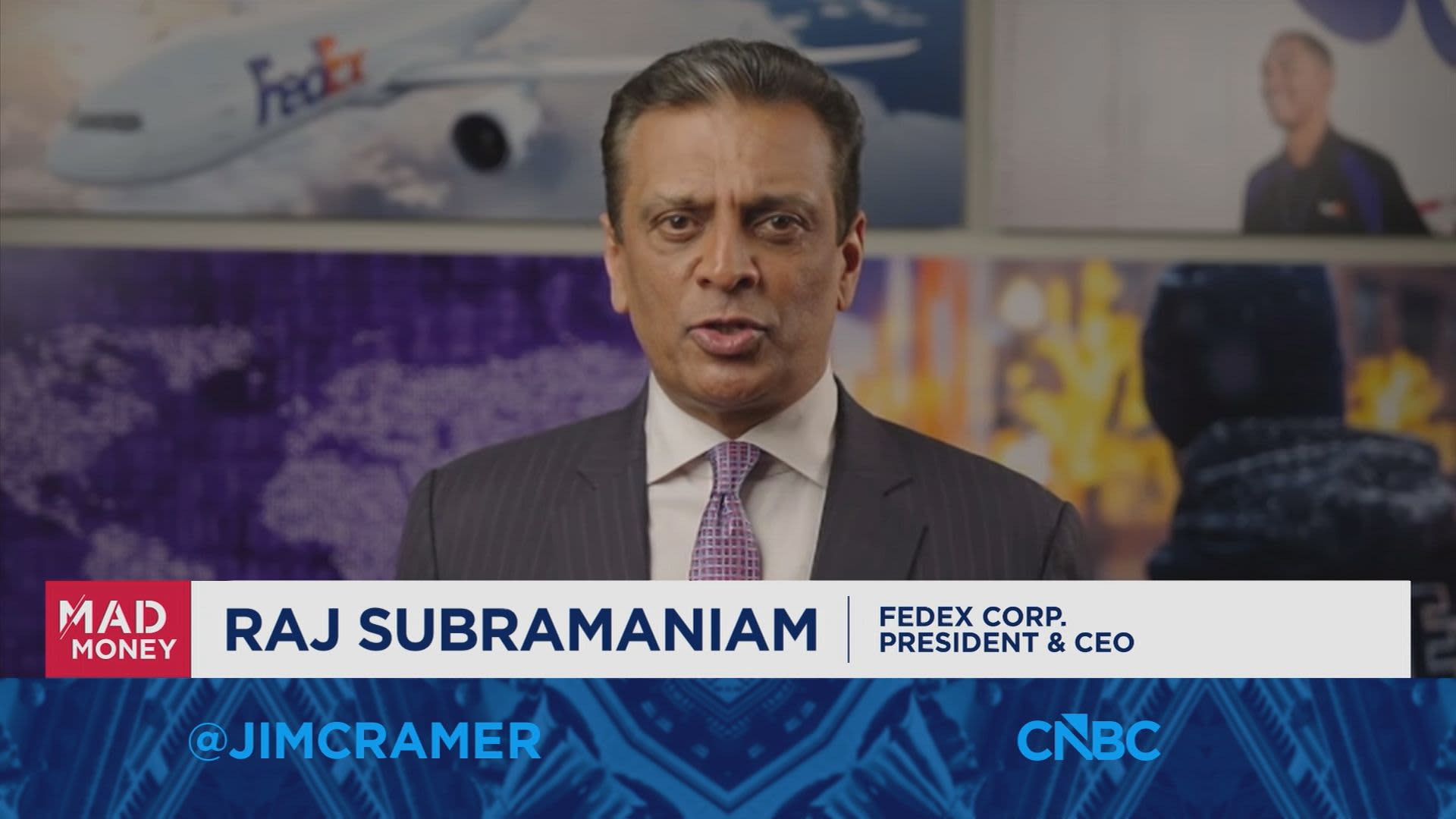 FedEx is the heartbeat of the industrial economy, says CEO Raj Subramaniam