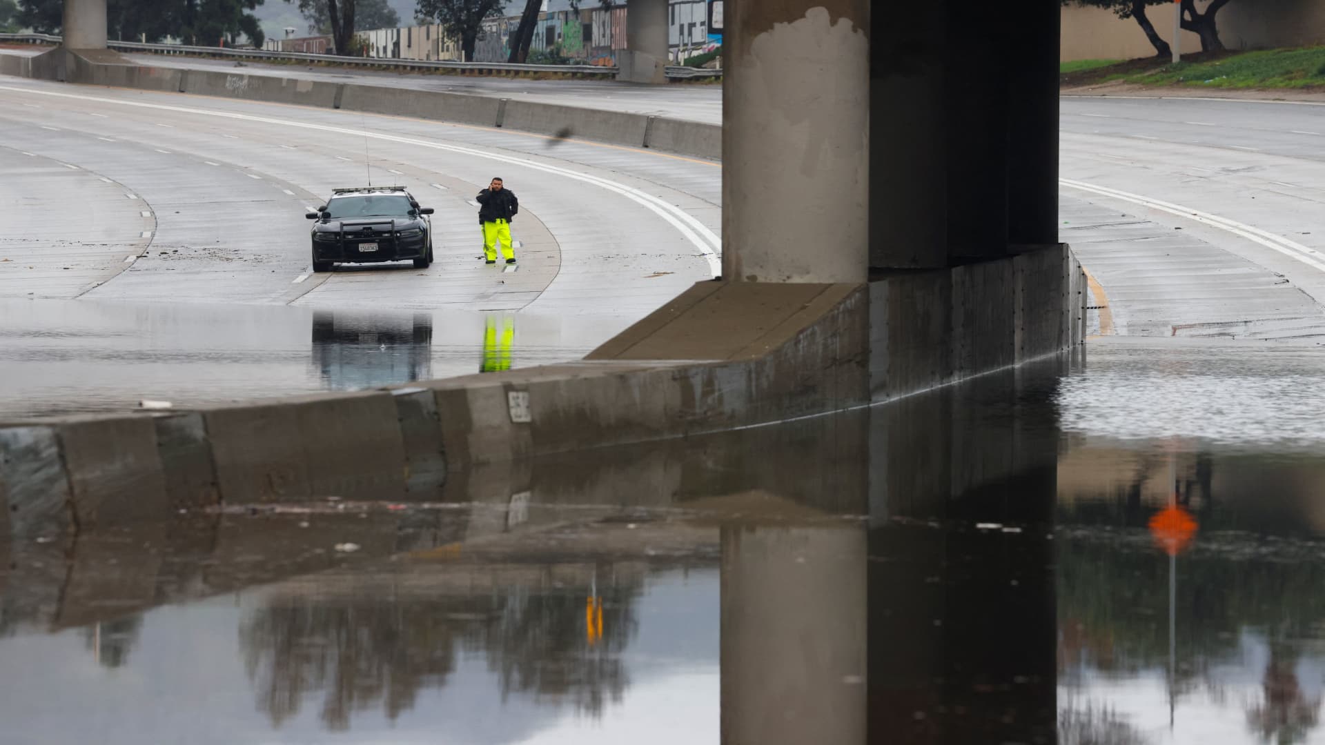 Rain-soaked California still at risk of floods and high surf