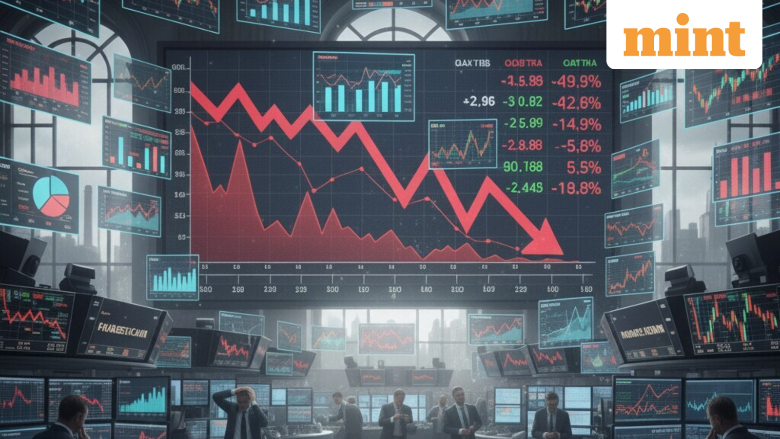Sensex falls 367 points, Nifty 50 ends below 26,050— 10 key highlights from the Indian stock market today
