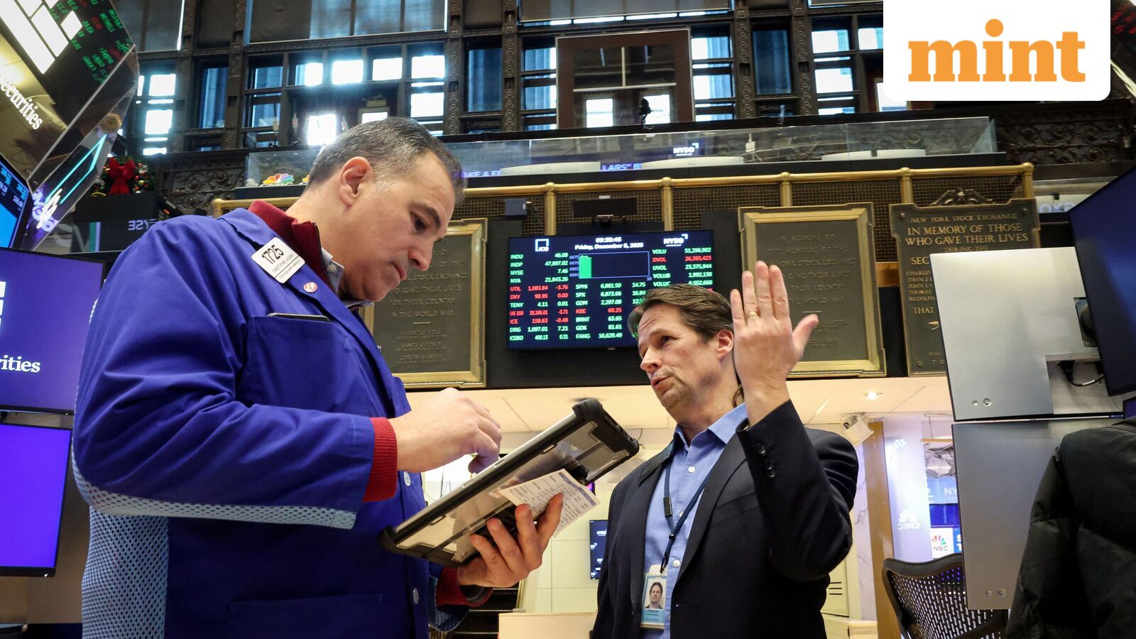 US Stock Market Today: Wall Street slips as investors await Fed’s last policy decision of 2025, Paramount climbs 7.5%