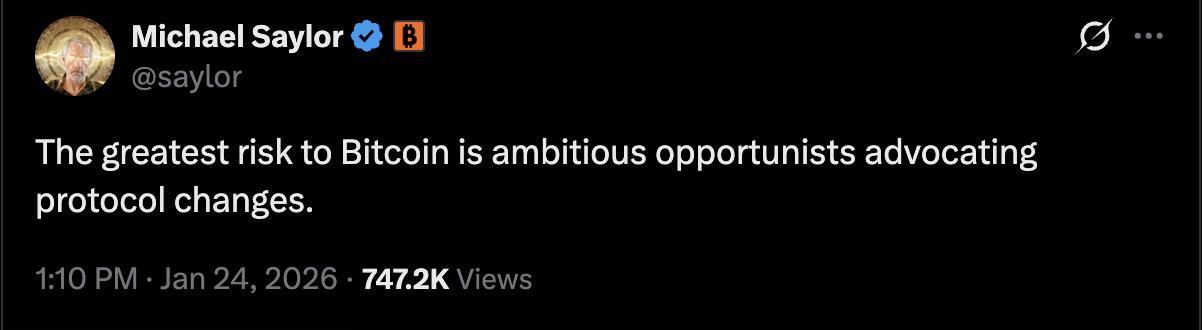 Decentralization, Spam, Quantum Computing, Bitcoin Adoption, Michael Saylor