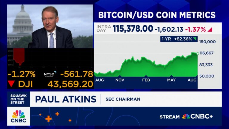 SEC chairman Paul Atkins on 'Project Crypto'