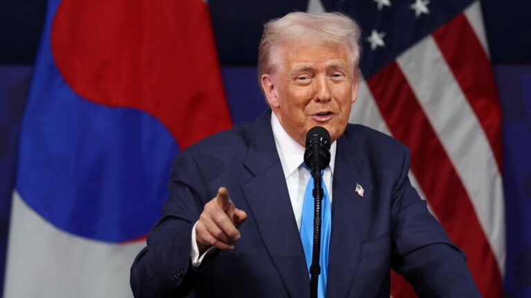 Trump says tariffs on South Korean autos, pharma, lumber to rise to 25% over trade deal enaction delay