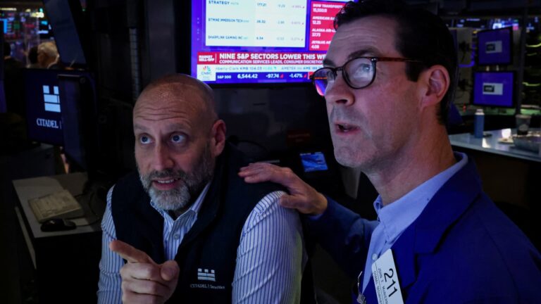Treasury yields inch lower as investors monitor escalating trade tensions