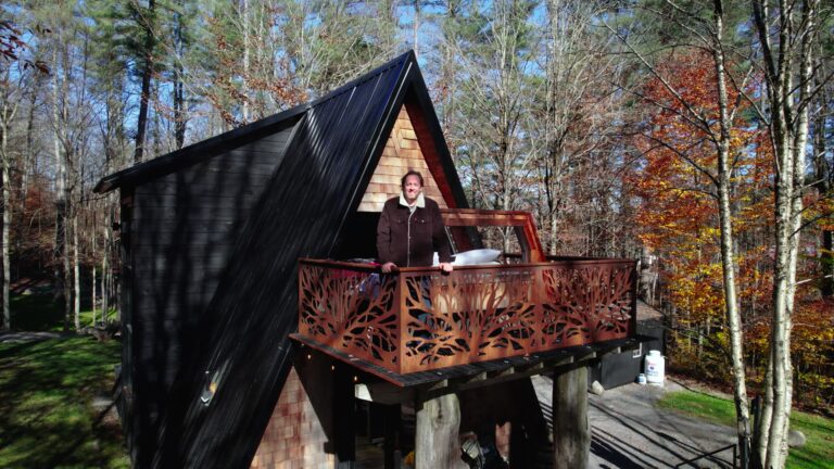 How I turned $27K of land into $700/night luxury cabin rentals
