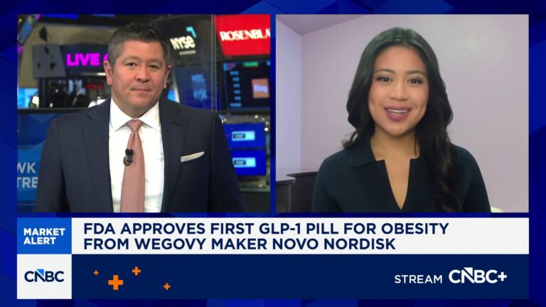 FDA approves first GLP-1 pill for obesity from Wegovy maker Novo Nordisk